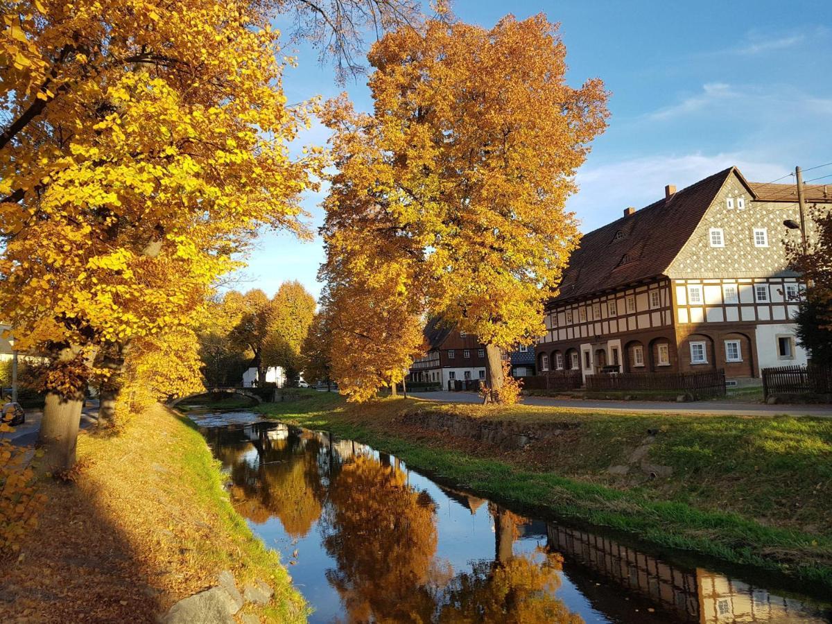 Auf-Der-Muehlwiese Apartamento Großschönau Exterior foto