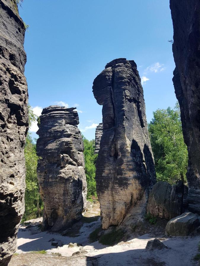 Auf-Der-Muehlwiese Apartamento Großschönau Exterior foto